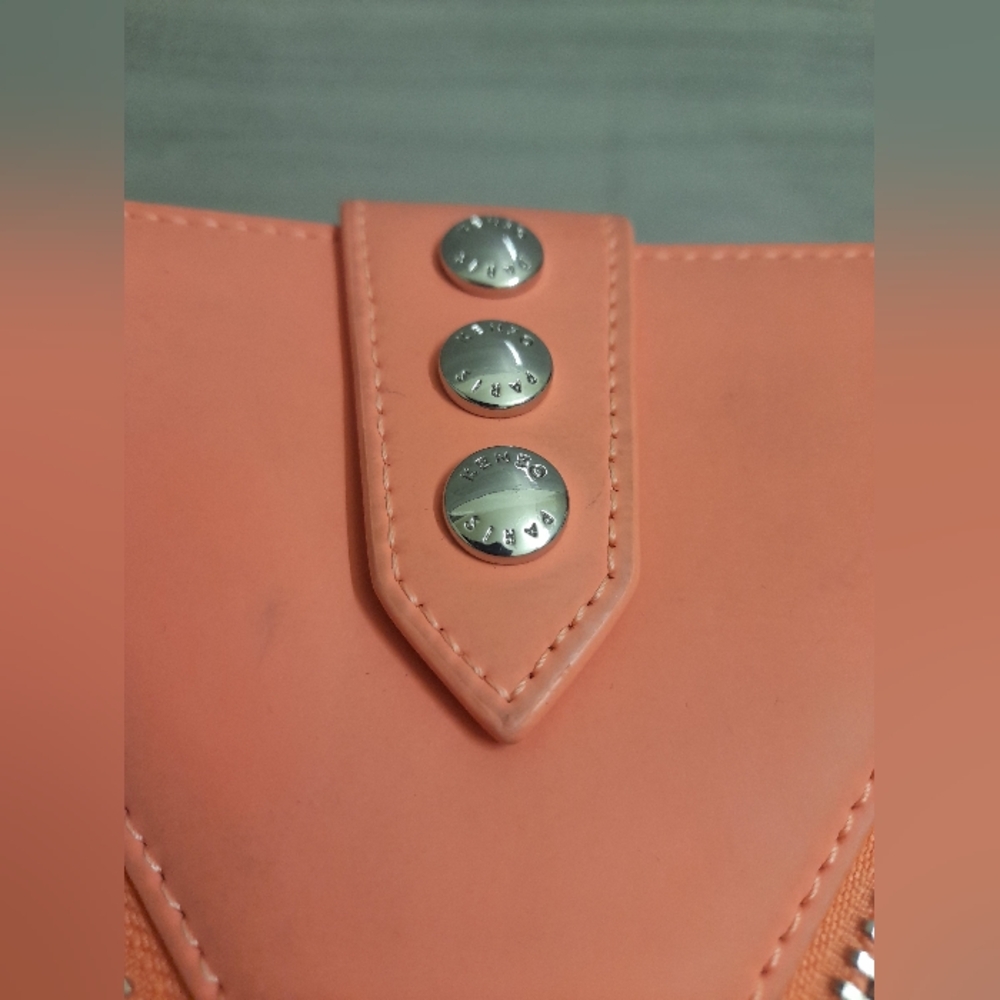 KENZO Kalifornia Coral Chain Strap Mini Crossbody Shoulder Bag Y2k - Picture 6 of 16